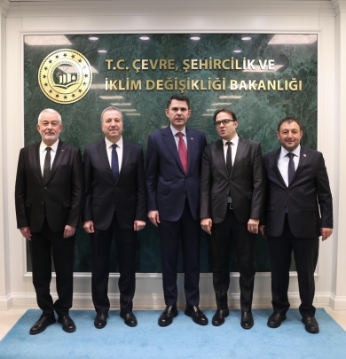 Belediye Başkanımız Mehmet Özata’dan Bakan Kurum’a Ziyaret