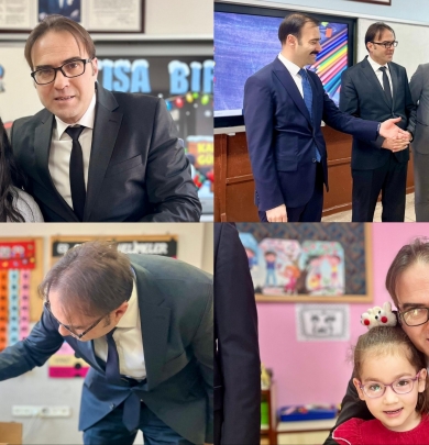 Belediye Başkanımız Mehmet Özata, Karne Dağıtım Törenlerine Katıldı