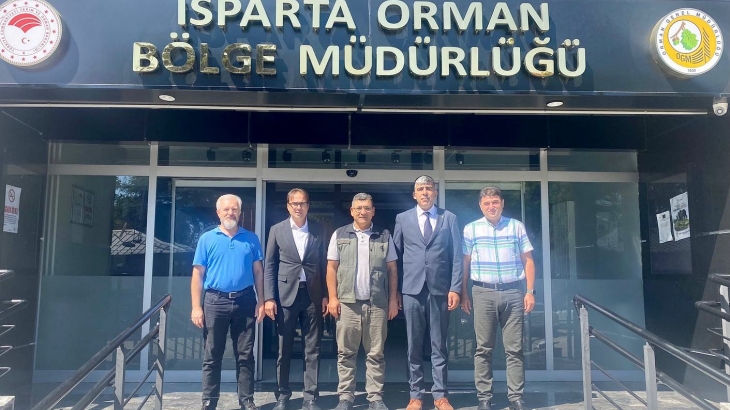 Başkanımız Mehmet Özata’dan Isparta Orman Bölge Müdürü Ali Özdemir’e Ziyaret ve Başarı Dileği