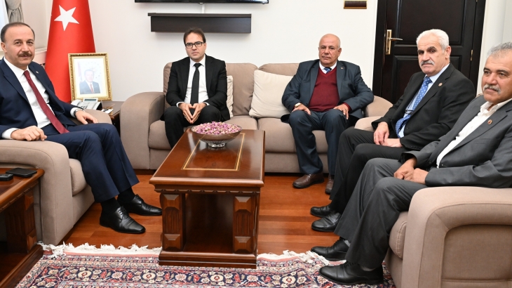 Belediye Başkanımız Mehmet Özata Vali Abdullah Erin'i Ziyaret Etti