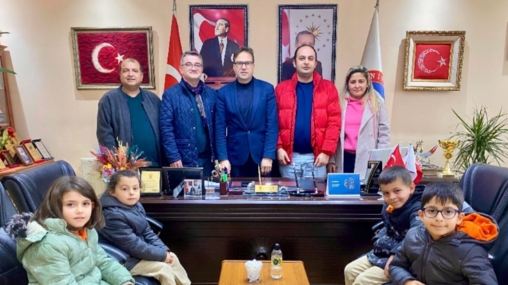 Belediye Başkanımız Mehmet Özata'ya Teşekkür Ziyareti